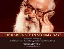 Rabbinate in Stormy Days