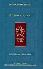 The Koren Ani Tefilla Weekday Siddur: The Magerman Edition