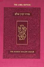 Koren Shalem Siddur with Tabs, Compact, Pink