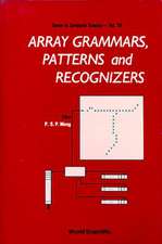 Array Grammars, Patterns and Recognizers