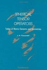 Spherical Tensor Operators: Tables of Matrix Elements and Symmetries