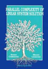 Parallel Complexity of Linear System Sol