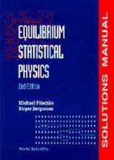 Equilibrium Statistical Physics (2nd Edition) - Solutions Manual