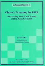 China's Economy in 1998: Maintaining Growth and Staving Off the Asian Contagion