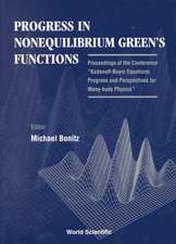 Progress in Nonequilibrium Green's Funct