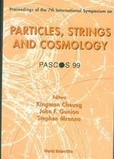 PARTICLES,STRINGS & COSMO...(PASCOS 99)