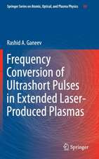 Frequency Conversion of Ultrashort Pulses in Extended Laser-Produced Plasmas