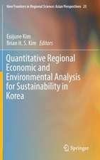 Quantitative Regional Economic and Environmental Analysis for Sustainability in Korea