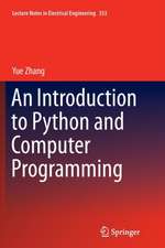 An Introduction to Python and Computer Programming