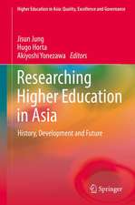 Researching Higher Education in Asia: History, Development and Future