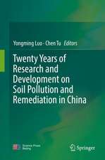 Twenty Years of Research and Development on Soil Pollution and Remediation in China