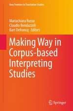 Making Way in Corpus-based Interpreting Studies