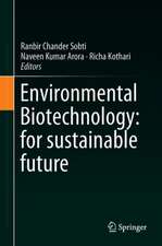 Environmental Biotechnology: For Sustainable Future