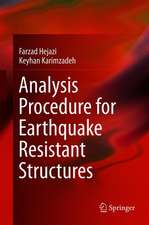 Analysis Procedure for Earthquake Resistant Structures