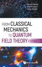 FROM CLASSICAL MECHANICS TO QUANTUM FIELD THEORY, A TUTORIAL