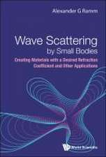 WAVE SCATTERING BY SMALL BODIES