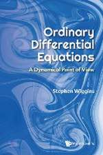 ORDINARY DIFFERENTIAL EQUATIONS