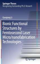 Bionic Functional Structures by Femtosecond Laser Micro/nanofabrication Technologies