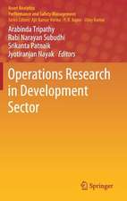 Operations Research in Development Sector