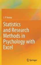 Statistics and Research Methods in Psychology with Excel