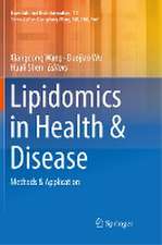 Lipidomics in Health & Disease: Methods & Application