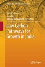 Low Carbon Pathways for Growth in India