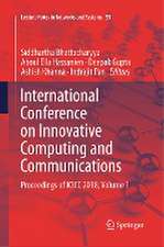 International Conference on Innovative Computing and Communications: Proceedings of ICICC 2018, Volume 1