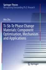 Ti-Sb-Te Phase Change Materials: Component Optimisation, Mechanism and Applications