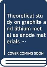 Theoretical Study on Graphite and Lithium Metal as Anode Materials for Next-Generation Rechargeable Batteries