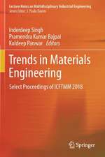 Trends in Materials Engineering: Select Proceedings of ICFTMM 2018