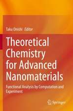 Theoretical Chemistry for Advanced Nanomaterials: Functional Analysis by Computation and Experiment