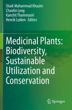 Medicinal Plants: Biodiversity, Sustainable Utilization and Conservation