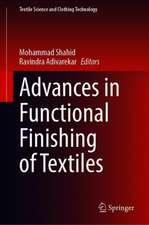 Advances in Functional Finishing of Textiles