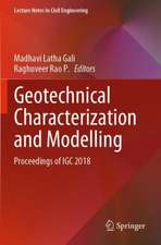 Geotechnical Characterization and Modelling: Proceedings of IGC 2018