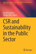 CSR and Sustainability in the Public Sector