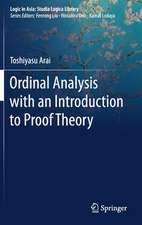 Ordinal Analysis with an Introduction to Proof Theory