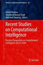 Recent Studies on Computational Intelligence: Doctoral Symposium on Computational Intelligence (DoSCI 2020)