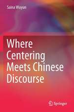 Where Centering Meets Chinese Discourse