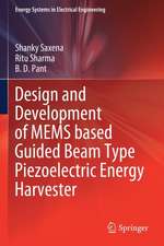 Design and Development of MEMS based Guided Beam Type Piezoelectric Energy Harvester