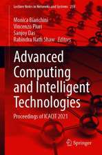 Advanced Computing and Intelligent Technologies: Proceedings of ICACIT 2021