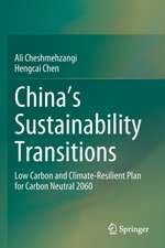 China's Sustainability Transitions: Low Carbon and Climate-Resilient Plan for Carbon Neutral 2060