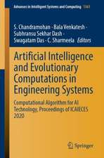 Artificial Intelligence and Evolutionary Computations in Engineering Systems: Computational Algorithm for AI Technology, Proceedings of ICAIECES 2020