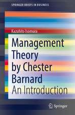 Management Theory by Chester Barnard: An Introduction