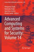 Advanced Computing and Systems for Security: Volume 14