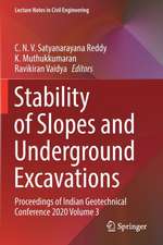 Stability of Slopes and Underground Excavations: Proceedings of Indian Geotechnical Conference 2020 Volume 3