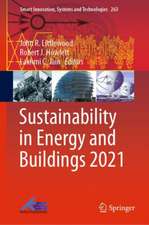 Sustainability in Energy and Buildings 2021 