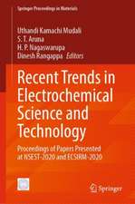 Recent Trends in Electrochemical Science and Technology: Proceedings of Papers Presented at NSEST-2020 and ECSIRM-2020