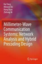 Millimeter-Wave Communication Systems: Network Analysis and Hybrid Precoding Design