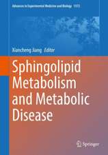 Sphingolipid Metabolism and Metabolic Disease