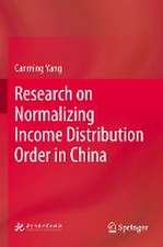 Research on Normalizing Income Distribution Order in China